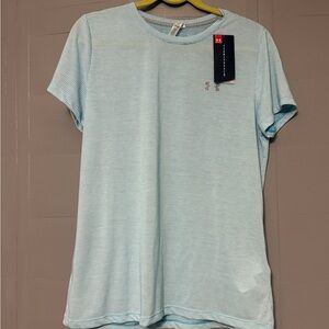 Under Armour Heat Gear T-shirt in Light Blue - NWT